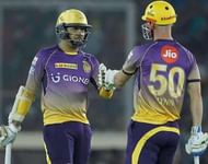 Sunil Narine opens the batting with Chris Lynn